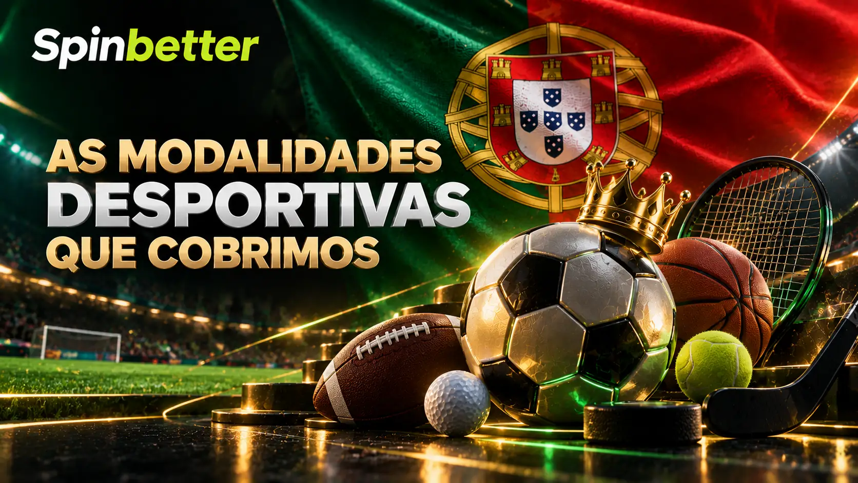 As modalidades desportivas cobertas na casa de apostas
