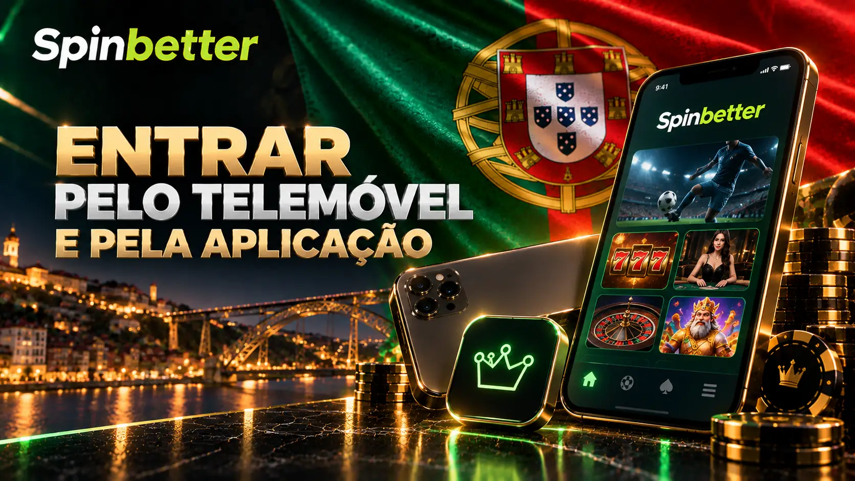 A conta aberta no telemóvel, com acesso ao catálogo